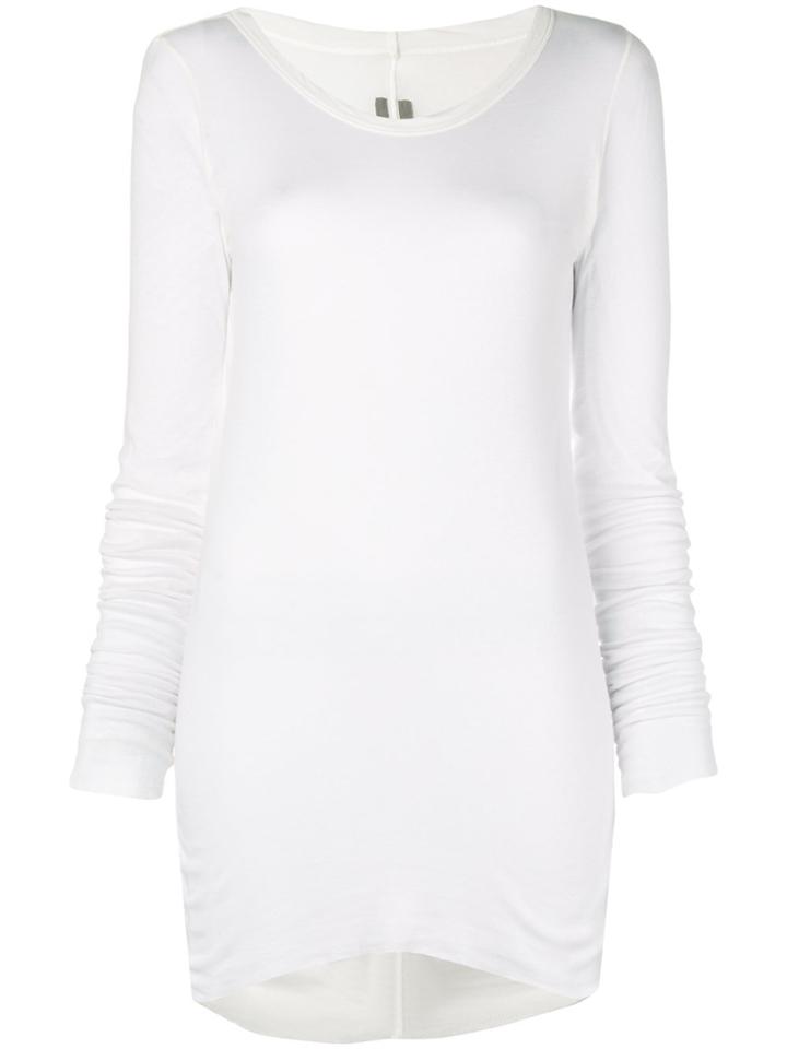 Rick Owens Longsleeved Jersey Jumper - White