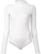Alix 'varick' Bodysuit, Women's, Size: Medium, White, Micromodal