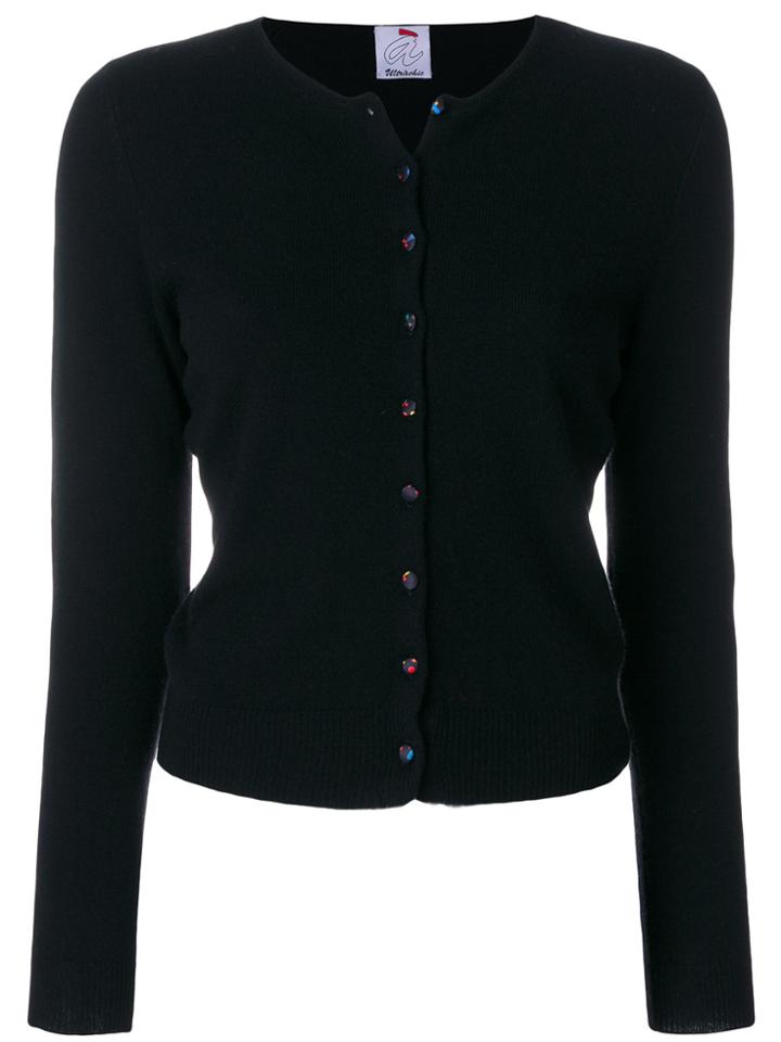 Ultràchic Fitted Knitted Cardigan - Black