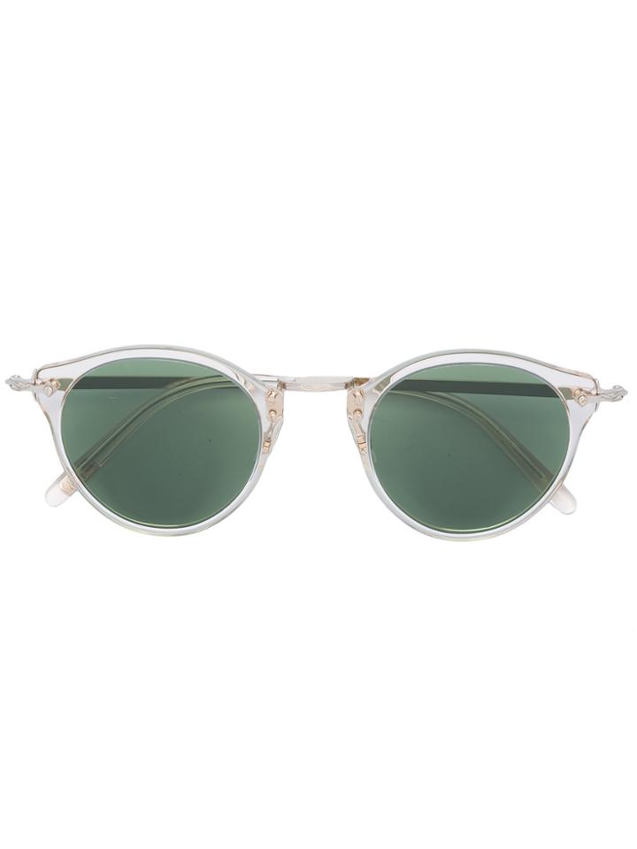 Oliver Peoples Round Sunglasses - Green