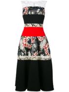 Talbot Runhof Konzert Mid-length Dress - Blue