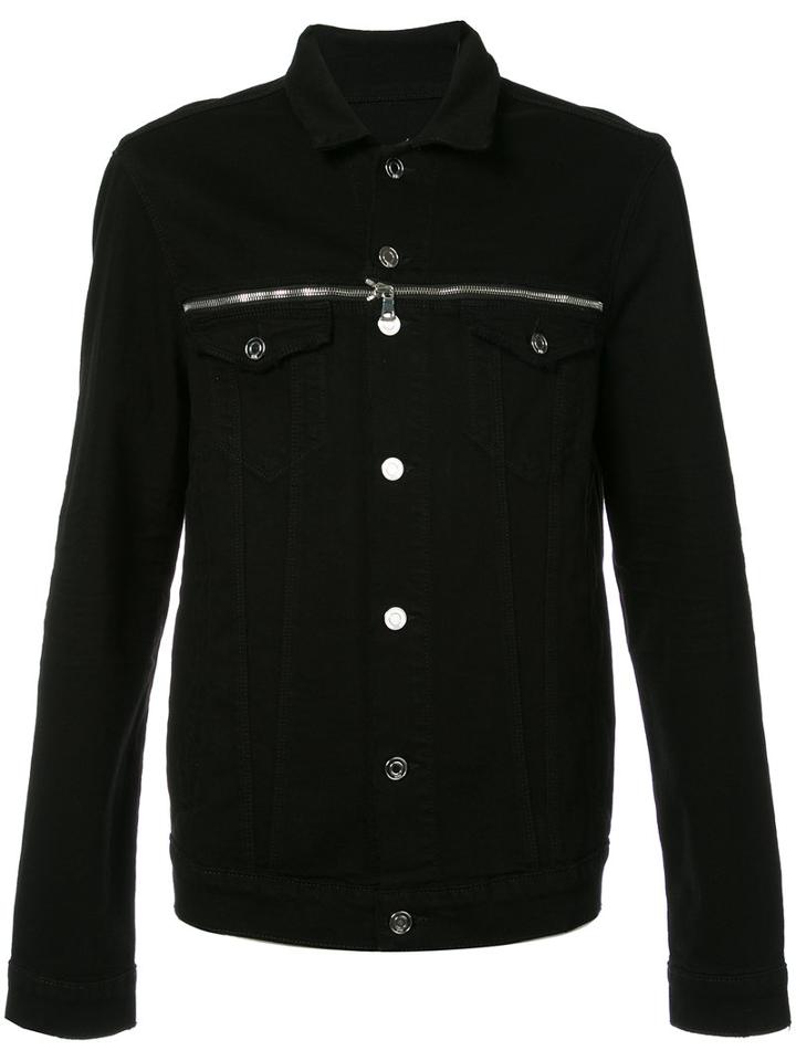 Rta - Zip Detail Jacket - Men - Cotton - S, Black, Cotton