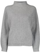 Peserico Ribbed Knit Sweater - Grey