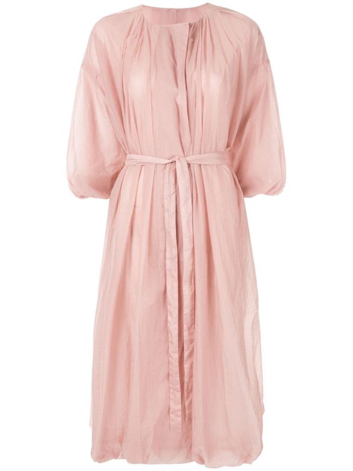 Blueflag + Kiminori Morishita Short-sleeve Parka Coat - Pink