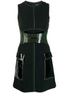 David Koma Cut-out Mini Dress - Black