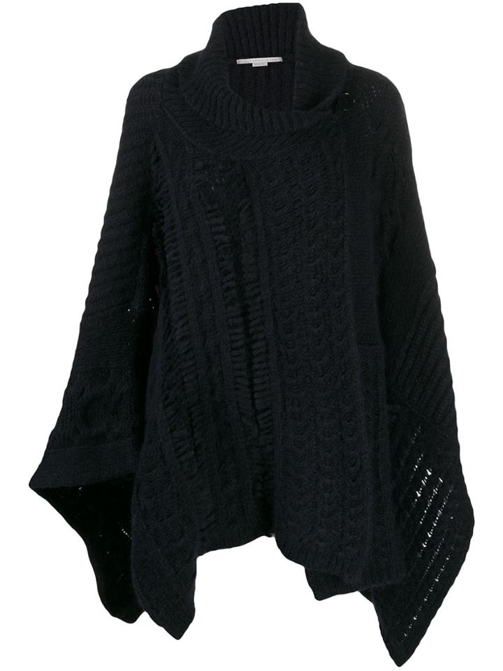 Stella Mccartney Chunky-knit Shawl Cardigan - Blue