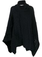 Stella Mccartney Chunky-knit Shawl Cardigan - Blue