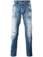 Diesel Slim-fit Jeans, Men's, Size: 33, Blue, Cotton/spandex/elastane
