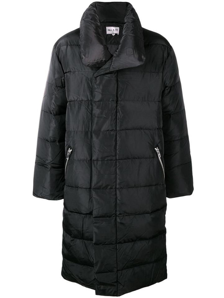 Paul & Joe Long Padded Coat - Black