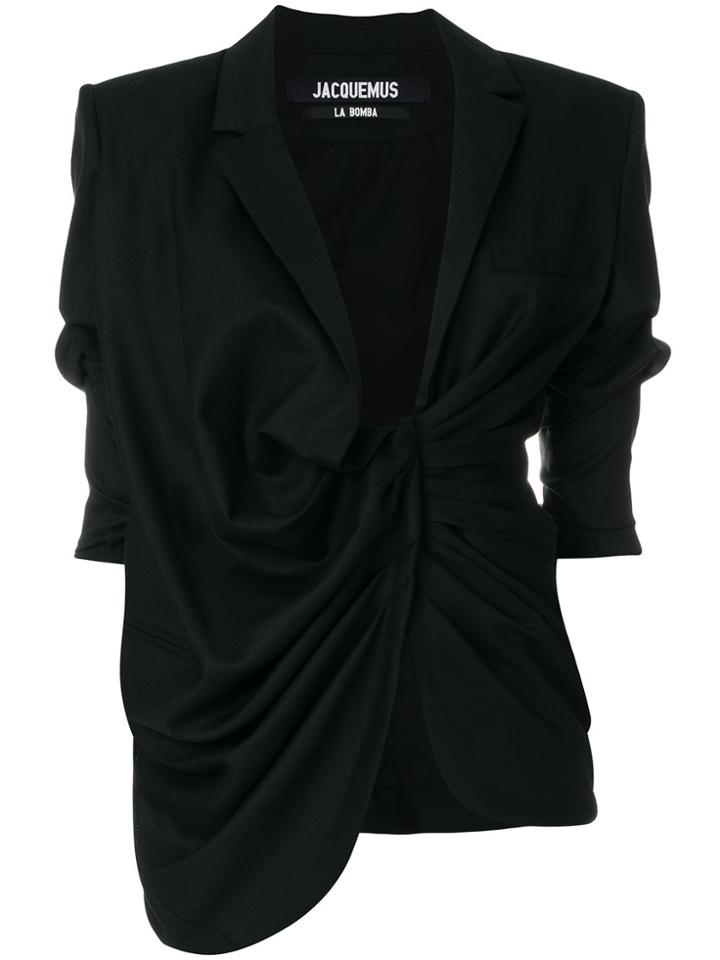 Jacquemus Asymmetric Blazer - Black