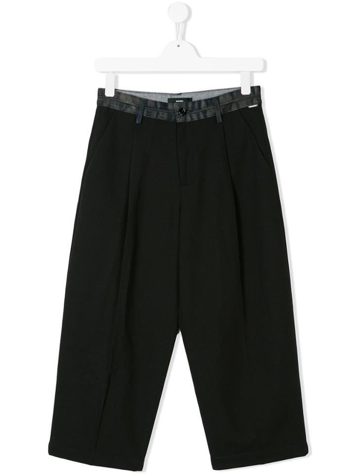 Diesel Kids Tailored Trousers - Black