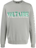 Zadig & Voltaire Double-logo Sweatshirt - Grey
