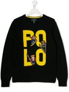 Ralph Lauren Kids Teen Polo Bear Jumper - Black