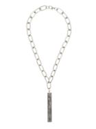 Uma Raquel Davidowicz Concrete Pendant Duna Necklace - Silver