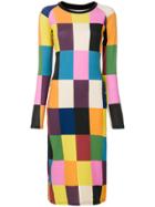 House Of Holland Grid Colour Block Dress - Multicolour