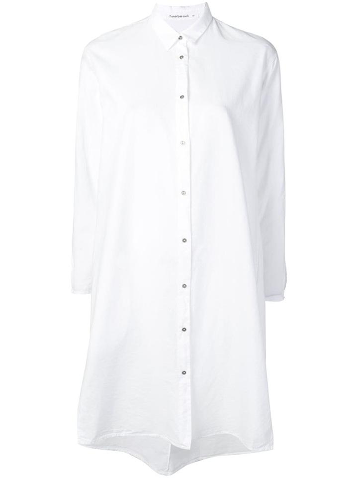 Transit Poplin Shirt Dress - White