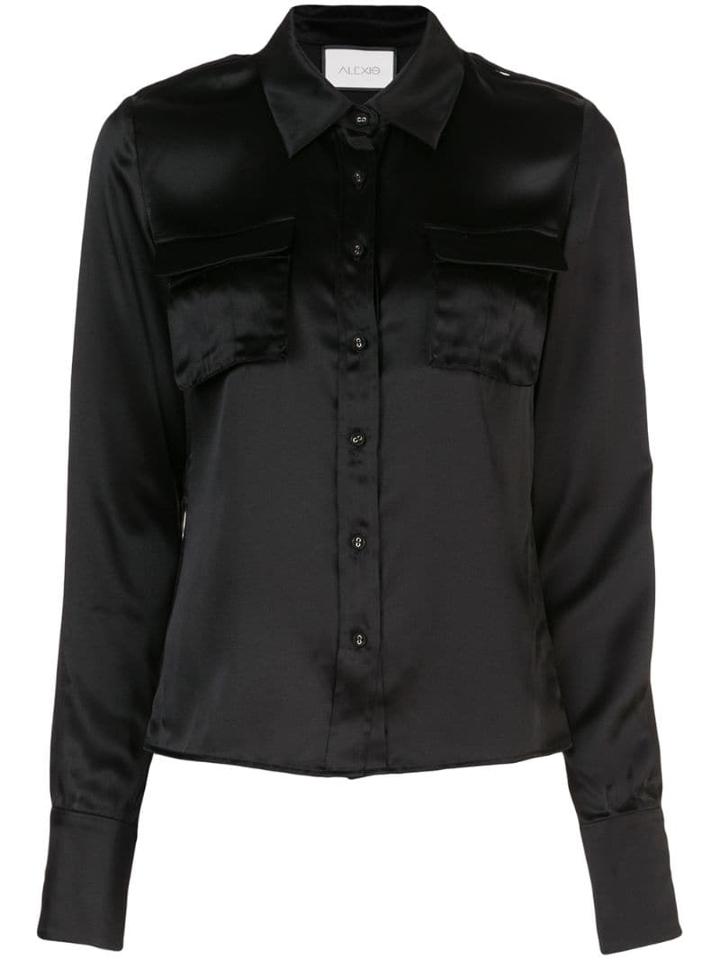 Alexis Loose Waist Blouse - Black