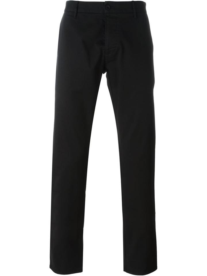 Armani Jeans Classic Trousers, Men's, Size: 54, Black, Cotton/spandex/elastane