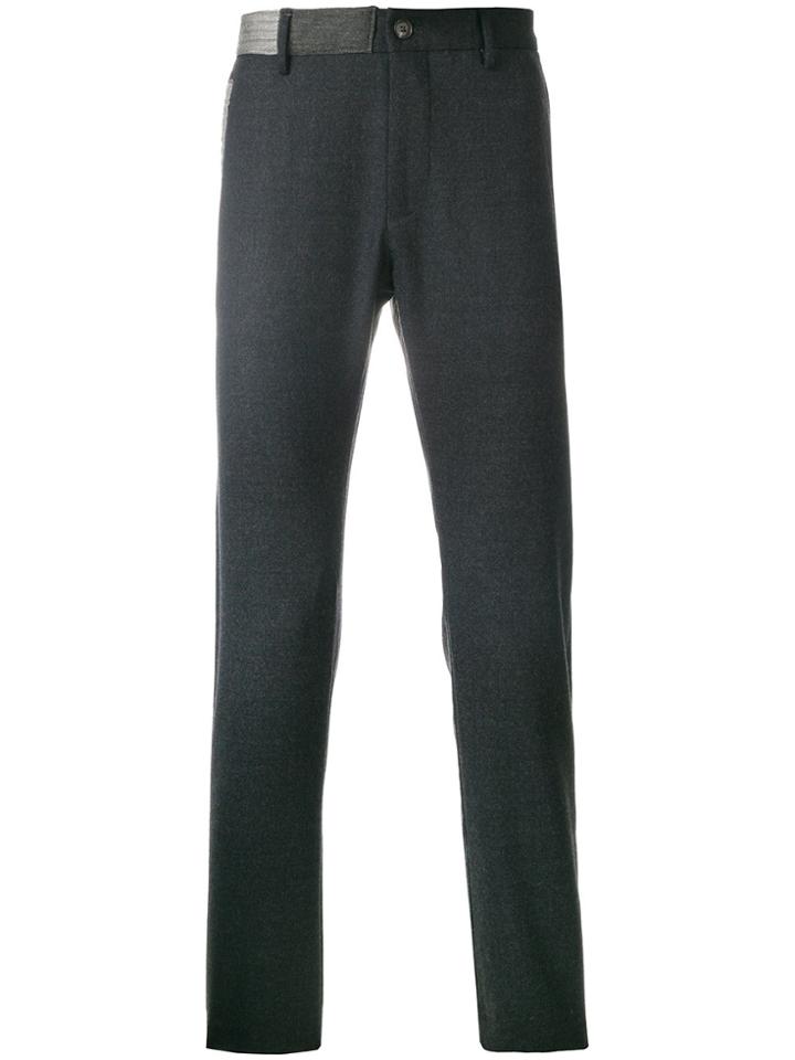 Closed Fitted Tailored Trousers - Grey