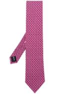 Salvatore Ferragamo Gancio Pattern Tie - Pink