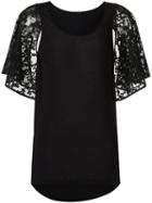 Tufi Duek Lace Blouse, Women's, Size: Gg, Black, Spandex/elastane/viscose