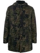 Daniele Alessandrini Camo Hooded Jacket - Green