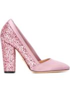 Giambattista Valli Glitter Heel Pumps