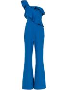 Rebecca Vallance Caspian One Shoulder Jumpsuit - Blue