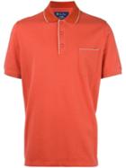 Loro Piana Classic Polo Shirt, Men's, Size: Medium, Yellow/orange, Cotton/spandex/elastane