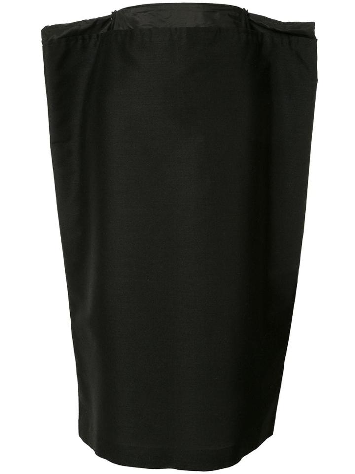 Yohji Yamamoto Vintage Square Skirt - Black