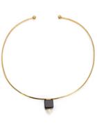 Nektar De Stagni Pearl And Onyx Cube Choker