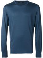 Ermenegildo Zegna Leggerissimo Long Sleeve T-shirt - Blue