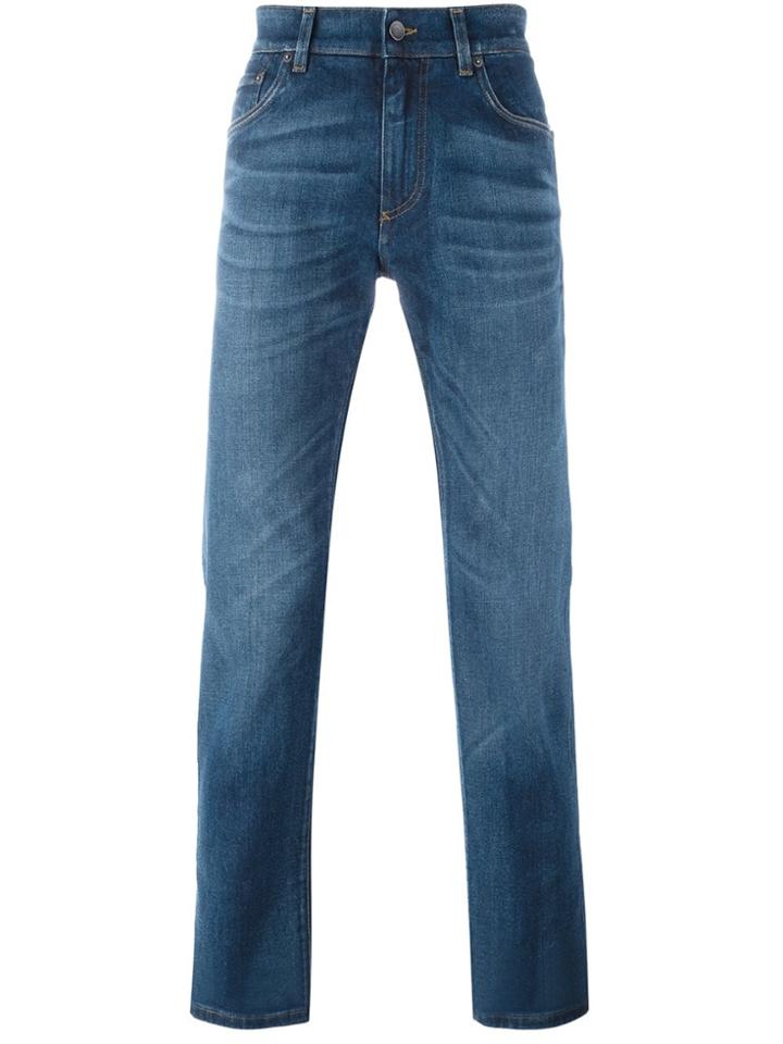 Dolce & Gabbana Straight Leg Jeans - Blue