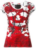 Philipp Plein 'dark Flowers' T-shirt