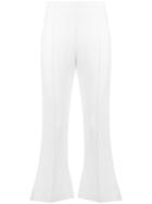 Antonio Berardi - Flared Cropped Trousers - Women - Spandex/elastane/rayon - 48, Women's, White, Spandex/elastane/rayon