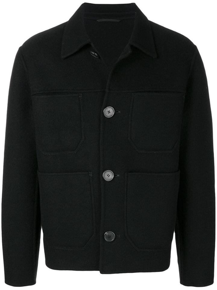 Ami Alexandre Mattiussi Double Face Construction Patch Pockets Jacket