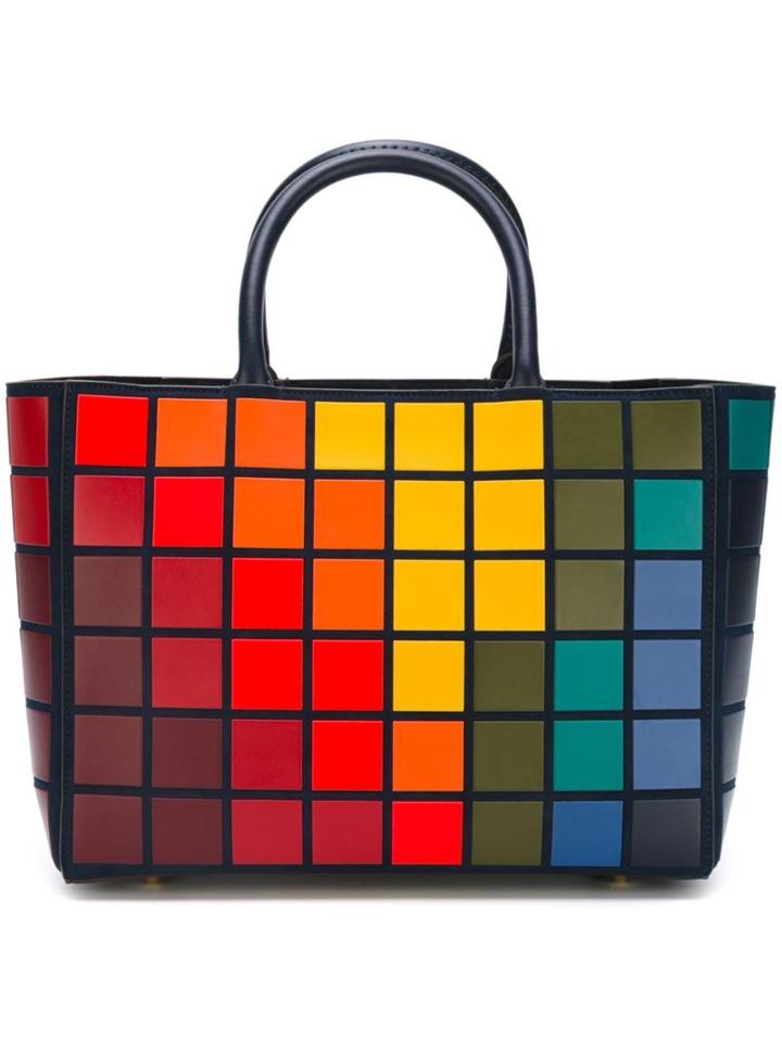 Anya Hindmarch 'pixels' Tote, Women's, Blue