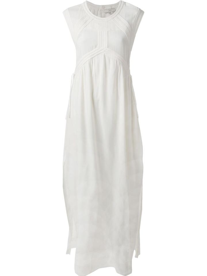 Iro Cut Out Back Maxi Dress, Women's, Size: 36, White, Rayon/cotton