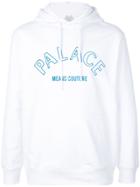 Palace Logo Print Hoodie - White