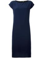 Ps By Paul Smith Contrasting Back Dress, Women's, Size: 40, Black, Silk/cupro
