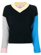 Pringle Of Scotland Colour-block Cashmere Sweater - Blue