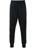 Wooyoungmi Tapered Track Pants, Men's, Size: 48, Black, Wool/nylon/spandex/elastane