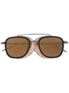 Thom Browne Square Frame Sunglasses, Adult Unisex, Grey, Acetate/metal (other)