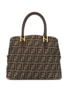 Fendi Pre-owned Zucca Logos Hand Bag - Brown
