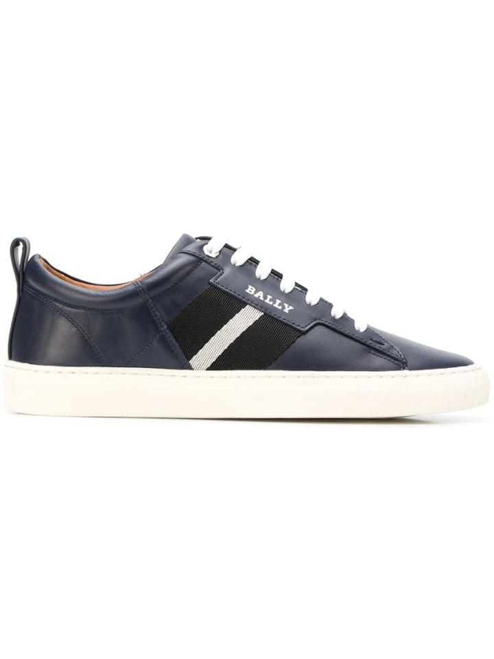 Bally Contrast Lace-up Sneakers - Blue