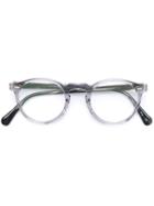 Oliver Peoples 'gregory Peck' Glasses, Grey, Acetate
