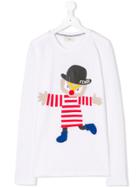 Fendi Kids Teen Clown Print T-shirt - White