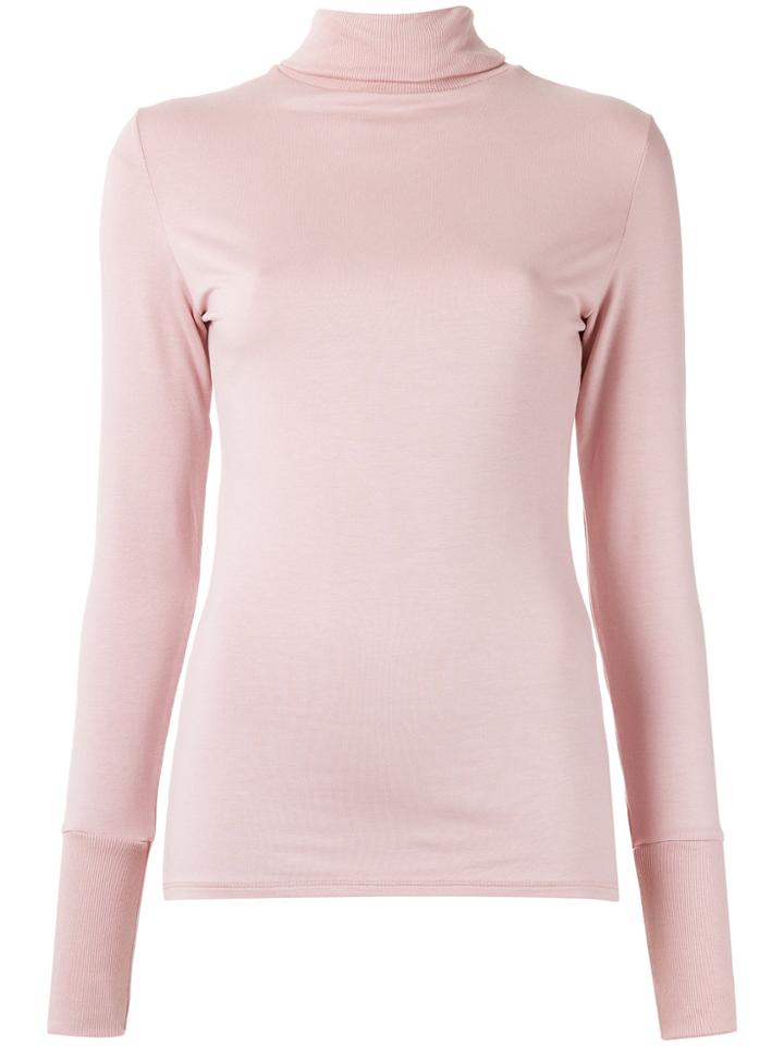 Tufi Duek Turtle Neck Jumper - Pink & Purple