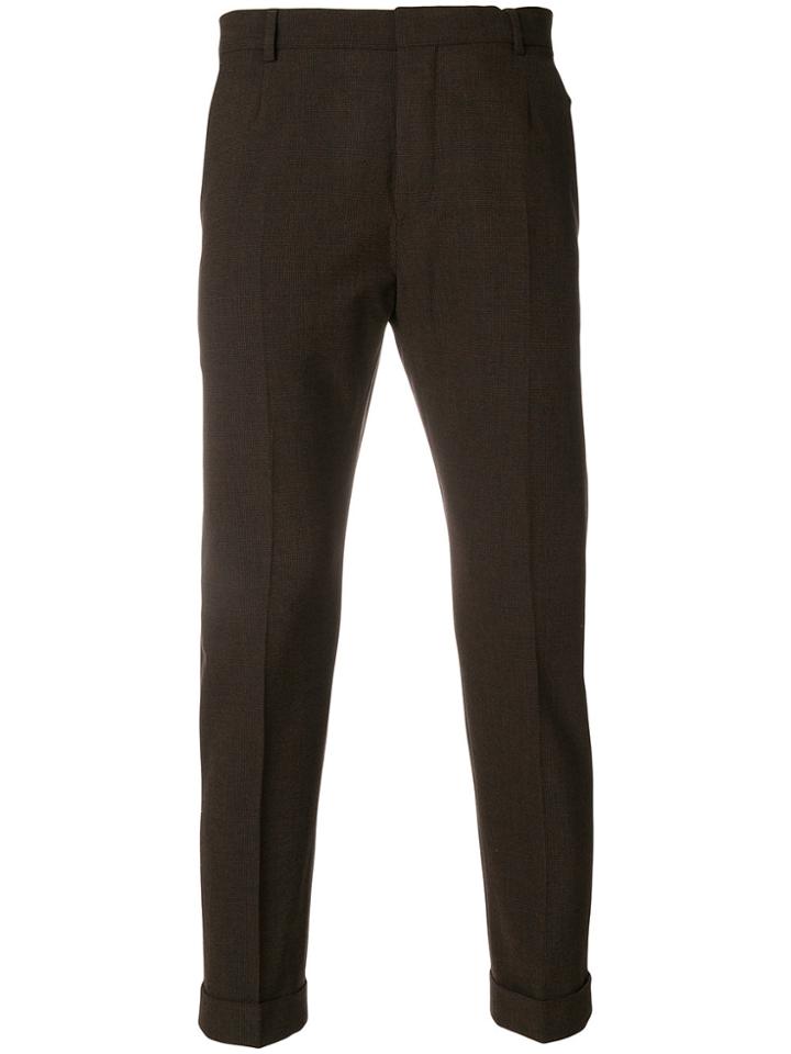 Calvin Klein Tailored Trousers - Brown