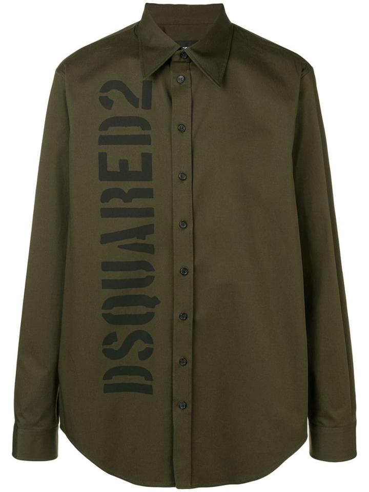 Dsquared2 Button Down Shirt - Green